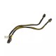 Кабель живлення для відеокарти 30cm 8pin - 2 x 6pin Dell (D92C9 / 0D92C9 / FP433)