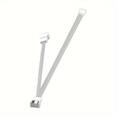 Кабель-подовжувач вентилятора материнської плати Zennova 4pin 1 до 2 White