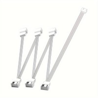 Кабель-подовжувач вентилятора материнської плати Zennova 4pin 1 до 6 White