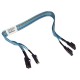 Кабель HP Internal 2x miniSAS-miniSAS DL 380p G8 Gen8 SFF 8x2.5 (660706-001, 675610-001)