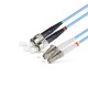 Патч-корд оптичний LC/UPC-ST/UPC-OM3-2.0-3m Duplex UPC-3FCLC(МM)D(ON)
