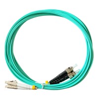 Патч-корд оптичний LC/UPC-ST/UPC Duplex, Multi-mode OM3, 2.0мм, 5м new