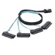 Кабель RAID контролера MiniSas to 4 Sata/SAS, Raid Card to HDD (SF-091-0.5M)
