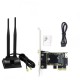 Комплект WiFi антени 8Dbi 20cm Black з подовжувачем + PCIe x1 Card