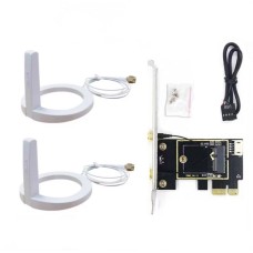 Комплект WiFi антени ASUS 10Dbi White + PCIe x1 Card new