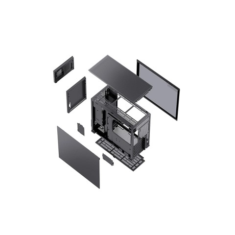 Корпус Jonsbo D41 Black Mesh 