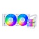 Система водяного охолодження процесору JONSBO HXW-240 ARGB White