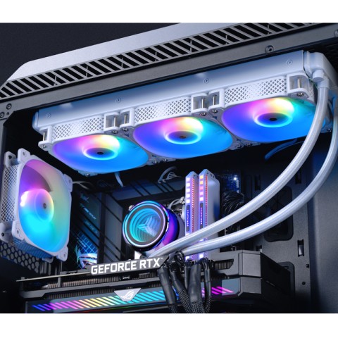 Система водяного охолодження процесору JONSBO TW7-360 White