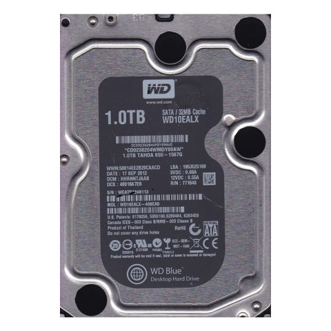 Жорсткий диск Western Digital Blue 1Tb 7200об/хв SATA 3.5 (WD10EALX)