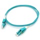 Патч-корд оптичний LC/UPC-LC/UPC MM OM3 Uniboot 1м Duplex CMS UPCU-1LCLC(MM)D(ON)
