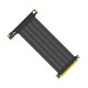 Райзер для відеокарти вертикальний TEUCER PCIe 4.0 x16 20cm Black