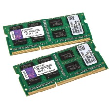 Оперативна пам'ять Kingston 8Gb (2x4Gb Kit) DDR3-1333 PC3-10600 2Rx8 (KTA-MB1333K2/8G) SODIMM Non-EC