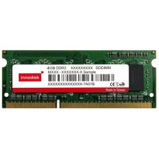 Оперативна пам'ять Innodisk 4Gb DDR3-1600 PC3-12800 (M3SW-4GSSCC0C-E) SODIMM Non-ECC Small Outline