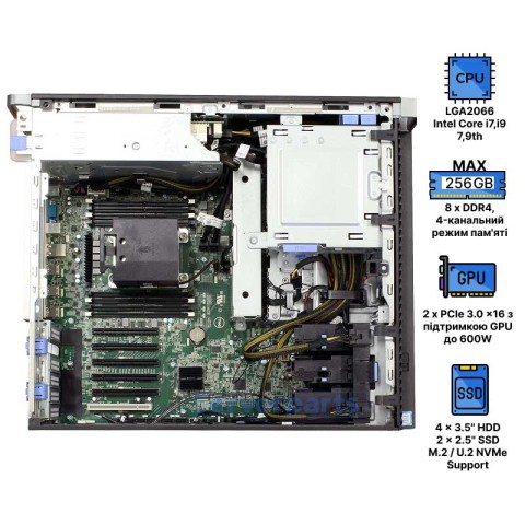 Робоча станція Dell Precision 5820 Tower (Intel Core X)
