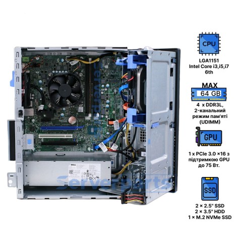 Комп'ютер Dell Optiplex 5040 Mini Tower