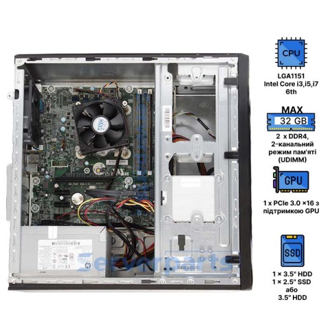 Комп'ютер HP ProDesk 400 G3 Microtower