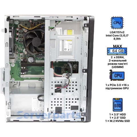 Комп'ютер HP ProDesk 400 G6 Microtower