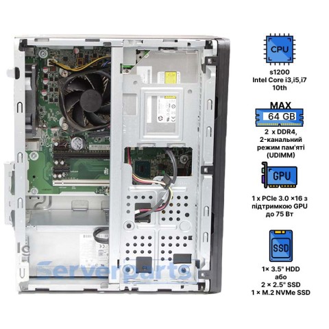 Комп'ютер HP ProDesk 400 G7 Microtower