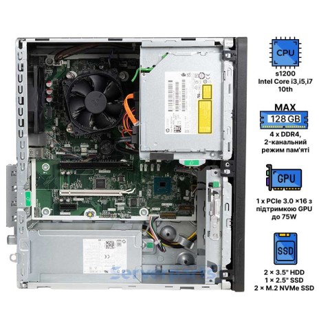 Комп'ютер HP ProDesk 600 G6 Microtower
