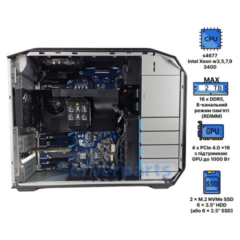 Робоча станція HP Z8 Fury G5 Tower