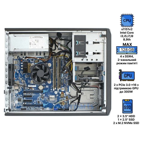 Робоча станція HP Z2 G4 Tower (Intel Core)