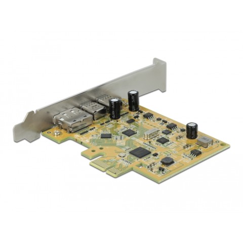 Плата розширення Delock PCI Express x1 до 2 x USB Type-C 10 Gbps (06G7FY)