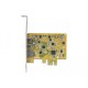 Плата розширення Delock PCI Express x1 до 2 x USB Type-C 10 Gbps (06G7FY)