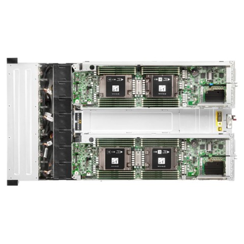 Сервер HPE Apollo n2600 Gen10 Plus + 4x XL225n Nodes (24 x 2.5 SFF SAS/SATA/NVMe U.3)