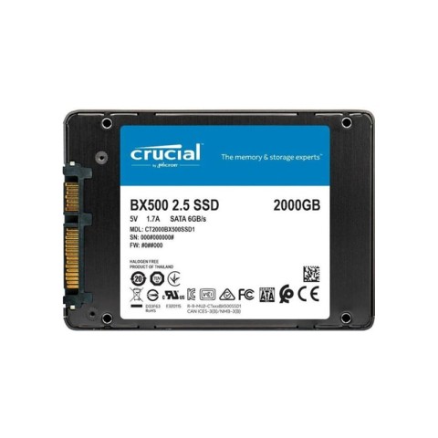 Диск SSD Crucial BX500 2TB SATA 2.5"(CT2000BX500SSD1)