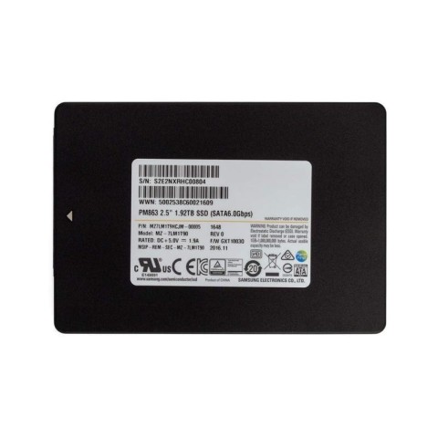 Накопичувач SSD Samsung PM863 2.5" 1.92b SATA III MZ-7LM1T90 (MZ7LM1T9HCJM-00005)