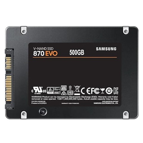 Накопичувач SSD Samsung 870 EVO 500Gb SATA (MZ-77E500 / MZ7L3500HBLU)