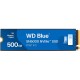 Накопичувач SSD WD Blue 500Gb SN5000 NVMe M.2 Gen4x4 (WDS500G4B0E)