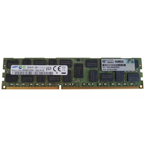 Оперативна пам'ять Samsung 16Gb DDR3-1600 PC3-12800 2Rx4 (M393B2G70DB0-CK0) RDIMM ECC Registered