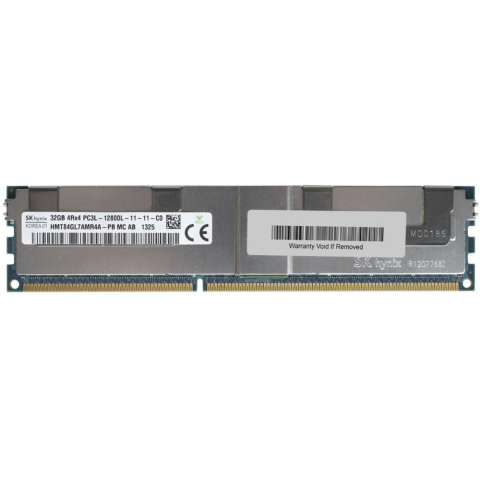 Оперативна пам'ять Hynix 32Gb DDR3-1600 PC3L-12800 4Rx4 (HMT84GL7AMR4A-PB) LRDIMM ECC Load-Reduced