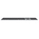 Клавіатура Apple Magic Keyboard with Touch ID та цифровою панеллю, Black Keys Ukrainian