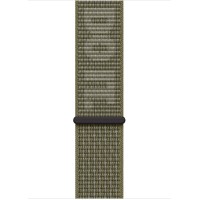 Ремінець Apple Watch 45mm Sequoia/Pure Platinum Nike Sport Loop