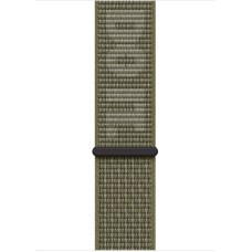 Ремінець Apple Watch 45mm Sequoia/Pure Platinum Nike Sport Loop