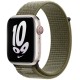 Ремінець Apple Watch 45mm Sequoia/Pure Platinum Nike Sport Loop