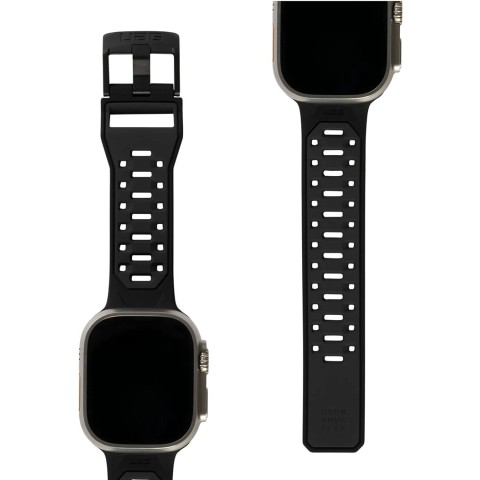 Ремінець UAG для Apple Watch Ultra 49/45/44/42mm Civilian Silicone, Graphite/Black