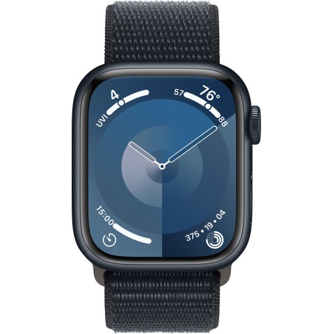 Смартгодинник Apple Watch Series 9 GPS 41mm Midnight Aluminium Case with Midnight Sport Loop